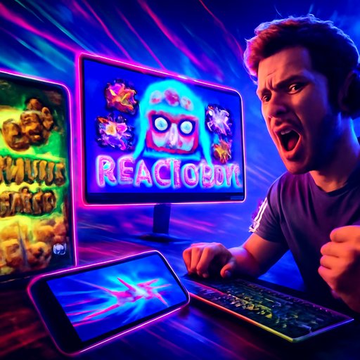 bhai88 Reactoonz উজ্জ্বল নীয়ন চরিত্র
